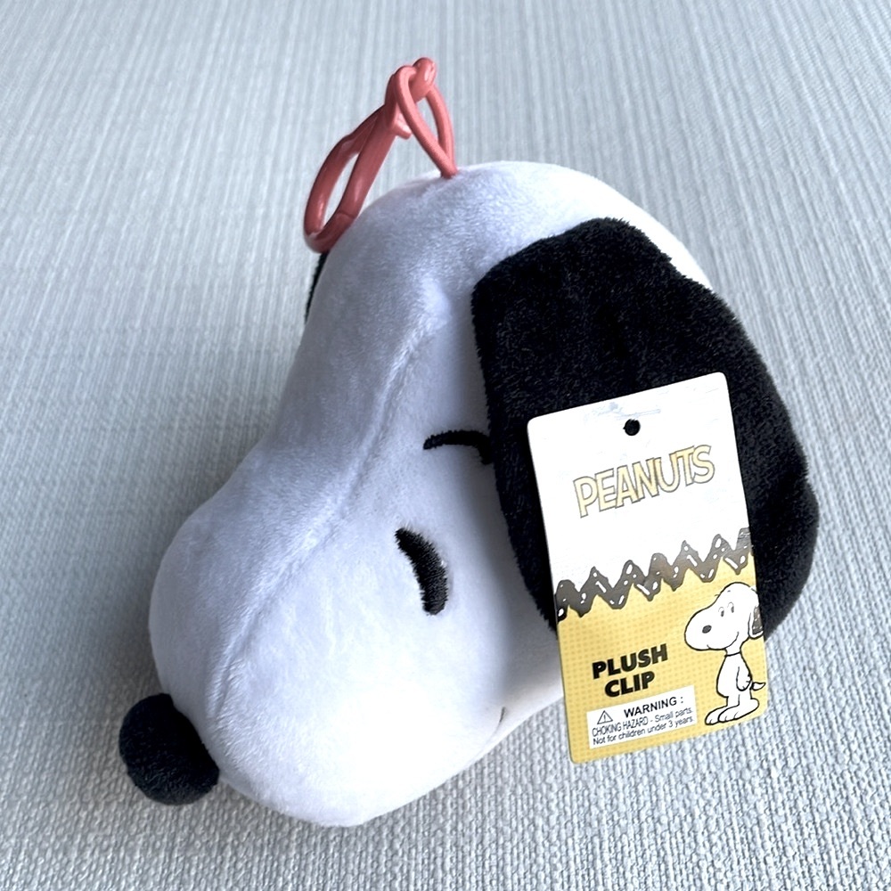 Peanuts SNOOPY plush clip